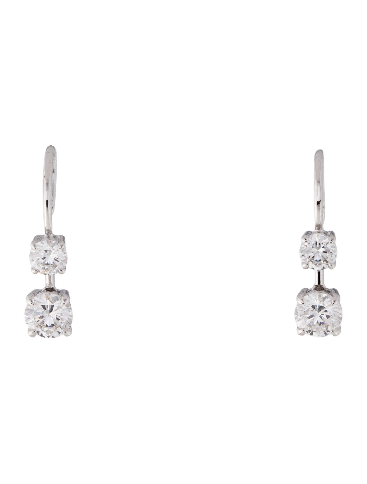 Earrings 14K 1.46ctw Lab-Grown Diamond Drop Earrings